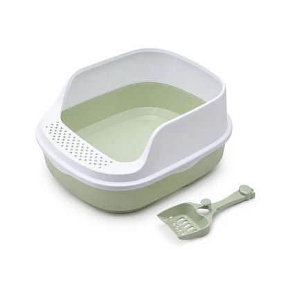 Pastel Square Cover Large Cat Litter Box