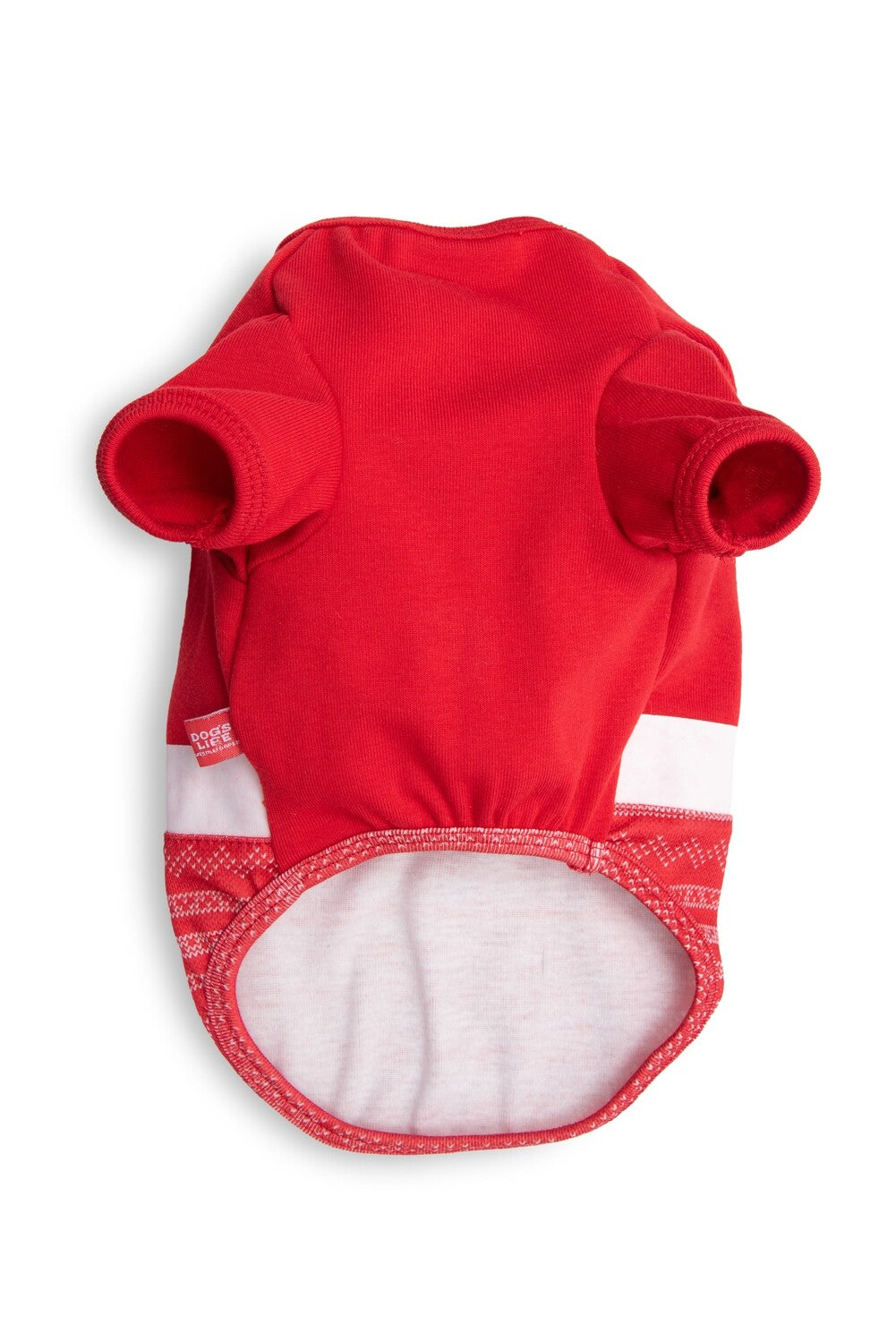 Dog's Life Hello Santa Tee with Bow Red