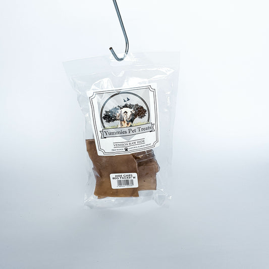 Yummies Pet Treats - Hide Chips 80g