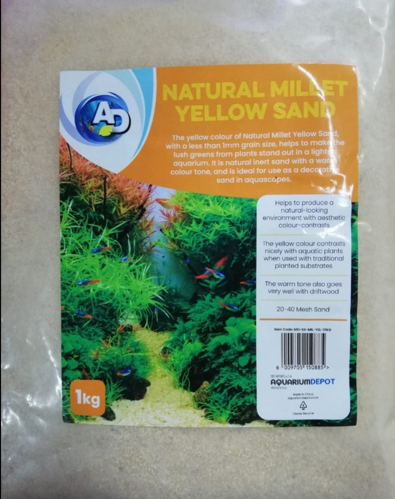 Natural Millet Yellow Sand 1KG