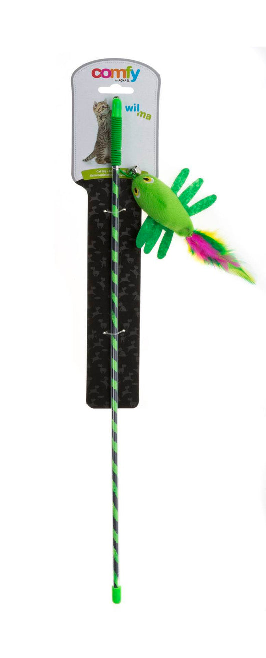Comfy Wilma Worm Green Cat Toy