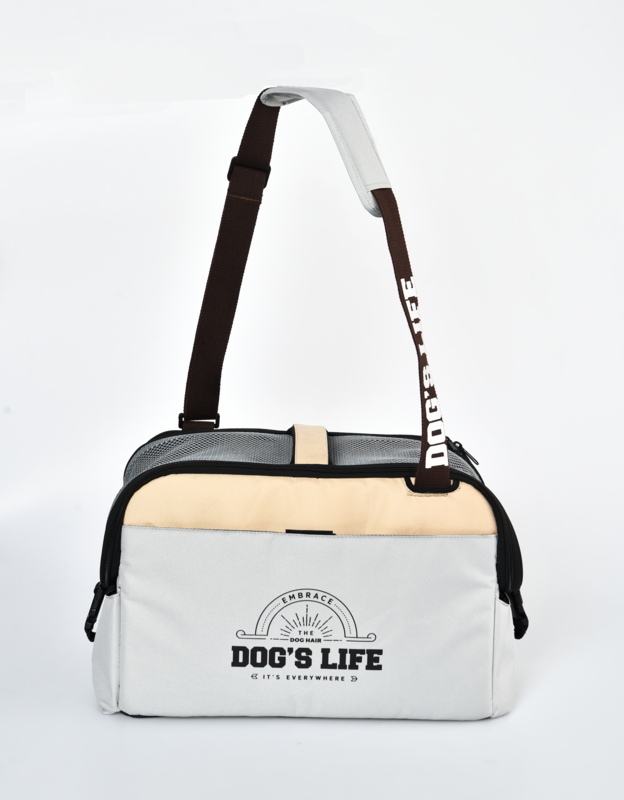 Embrace the Dog Hair Weekend Carrier Grey