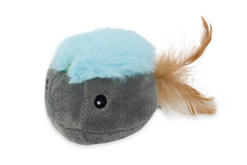 Cat Toy Hero Mouse - Grey
