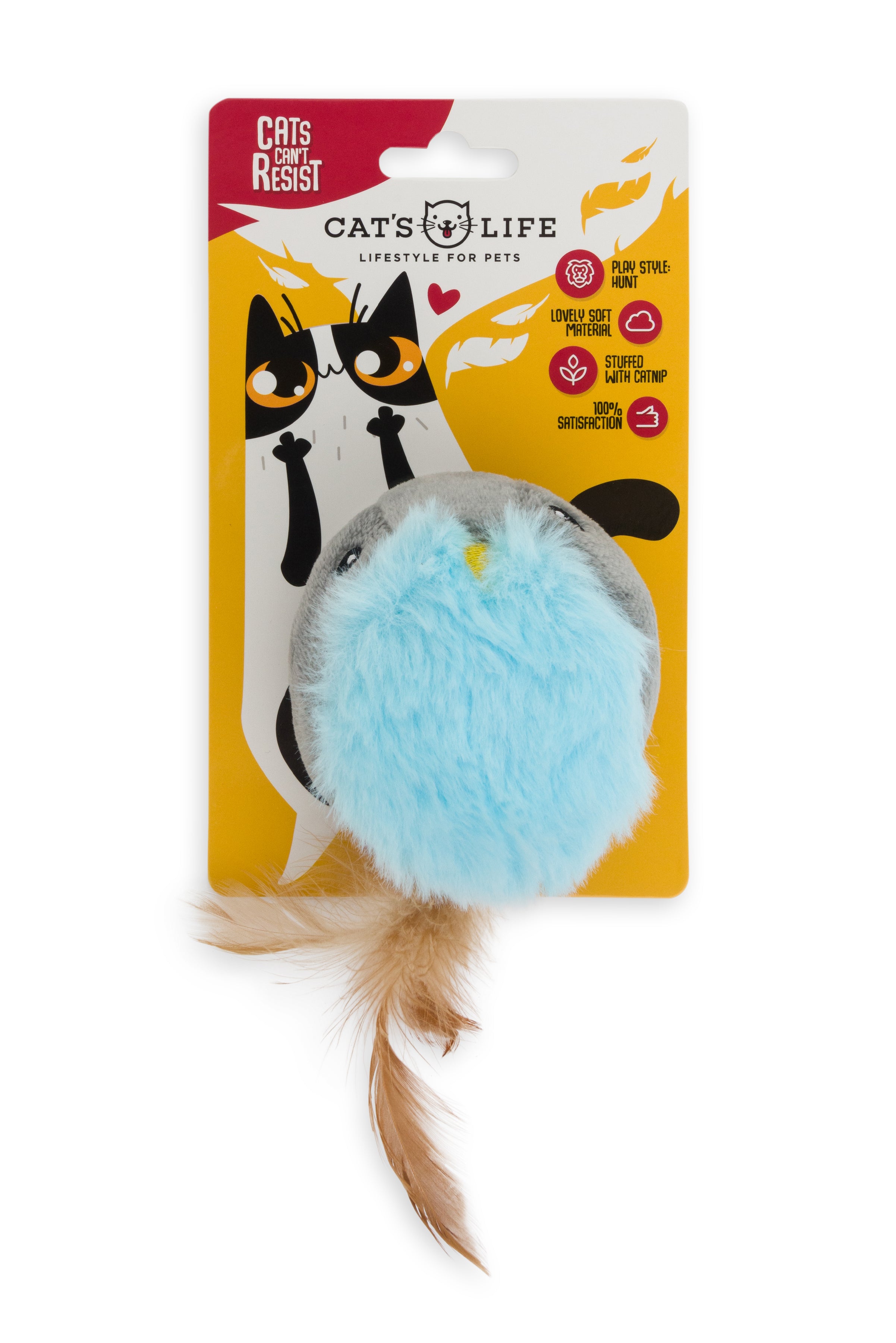 Cat Toy Hero Mouse - Grey