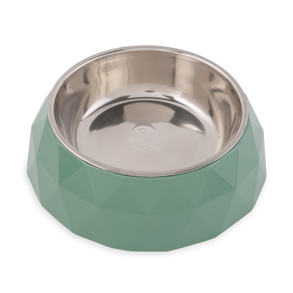 Dog's Life Diamond Melamine Stainless Steel Bowls