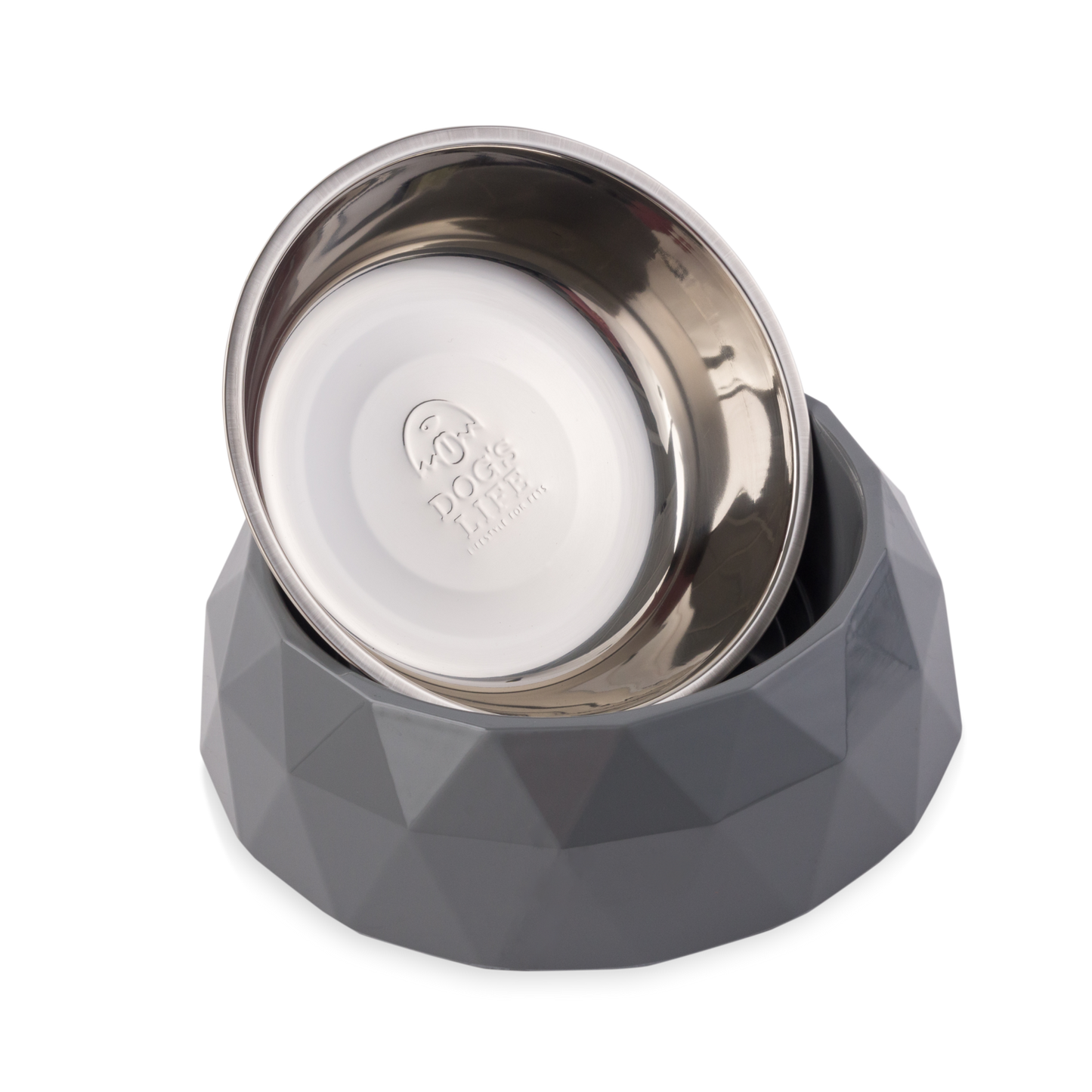 Dog's Life Diamond Melamine Stainless Steel Bowls