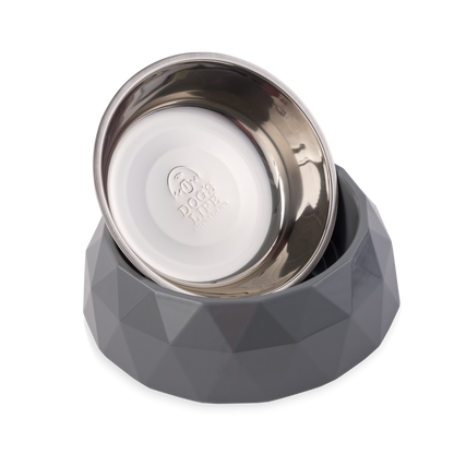 Dog's Life Diamond Melamine Stainless Steel Bowls