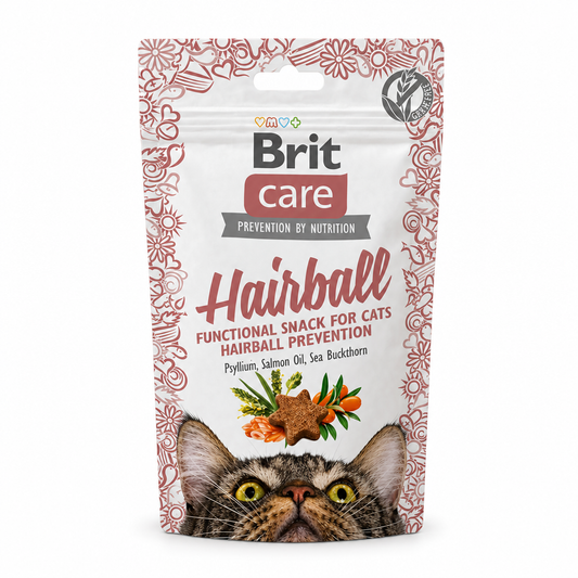 Brit Care Semi-Moist Hairball Cat Snack 50g