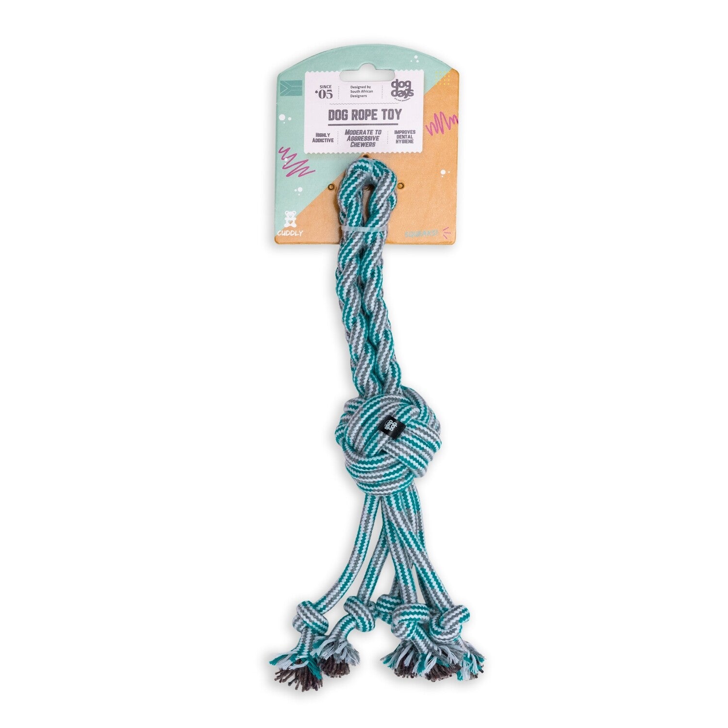 Ball With Tassel Rope Dog Toy