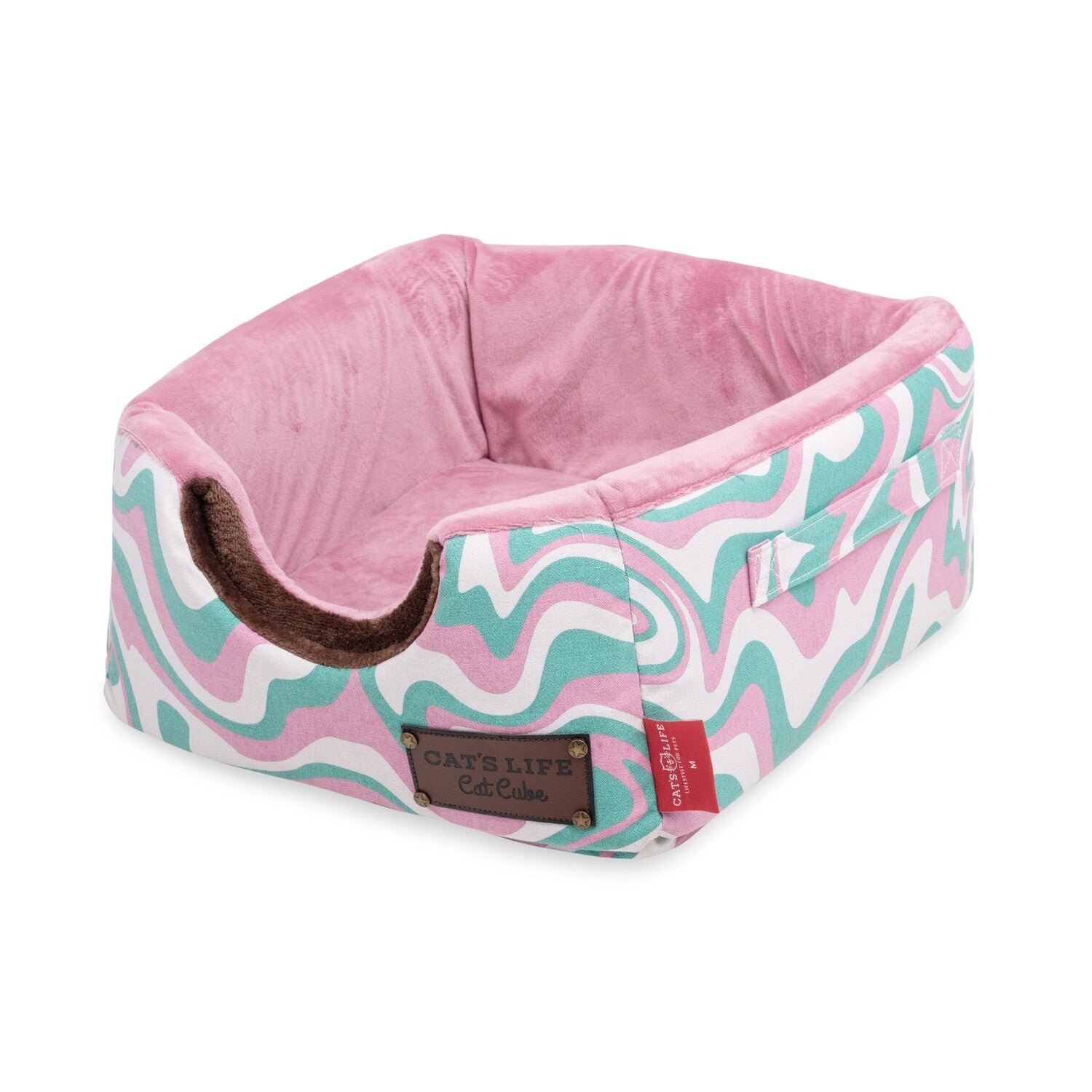 Cats Life Cat Cube Flowers& Leaves