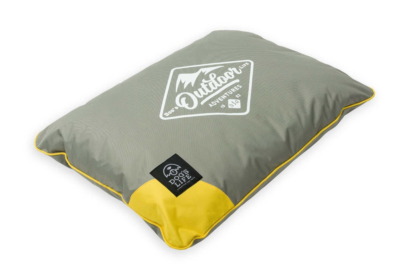 Dog's Life Outdoor Adventures Cushion - Grey