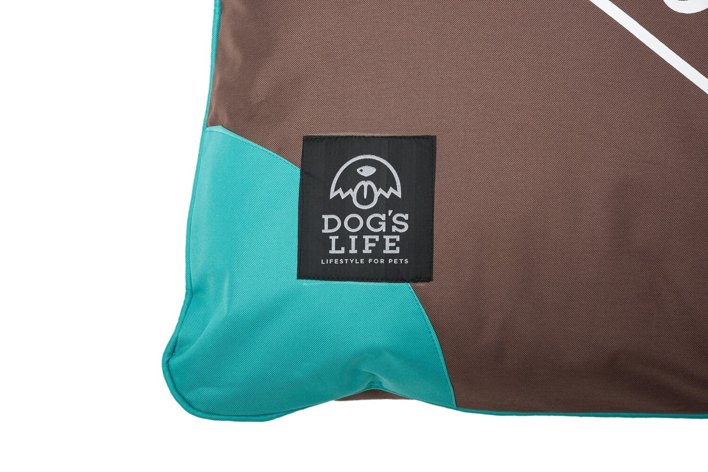 Dog's Life Outdoor Adventures Cushion - Brown