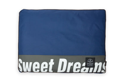 Dog's Life Sweet Dreams Cushion - Blue