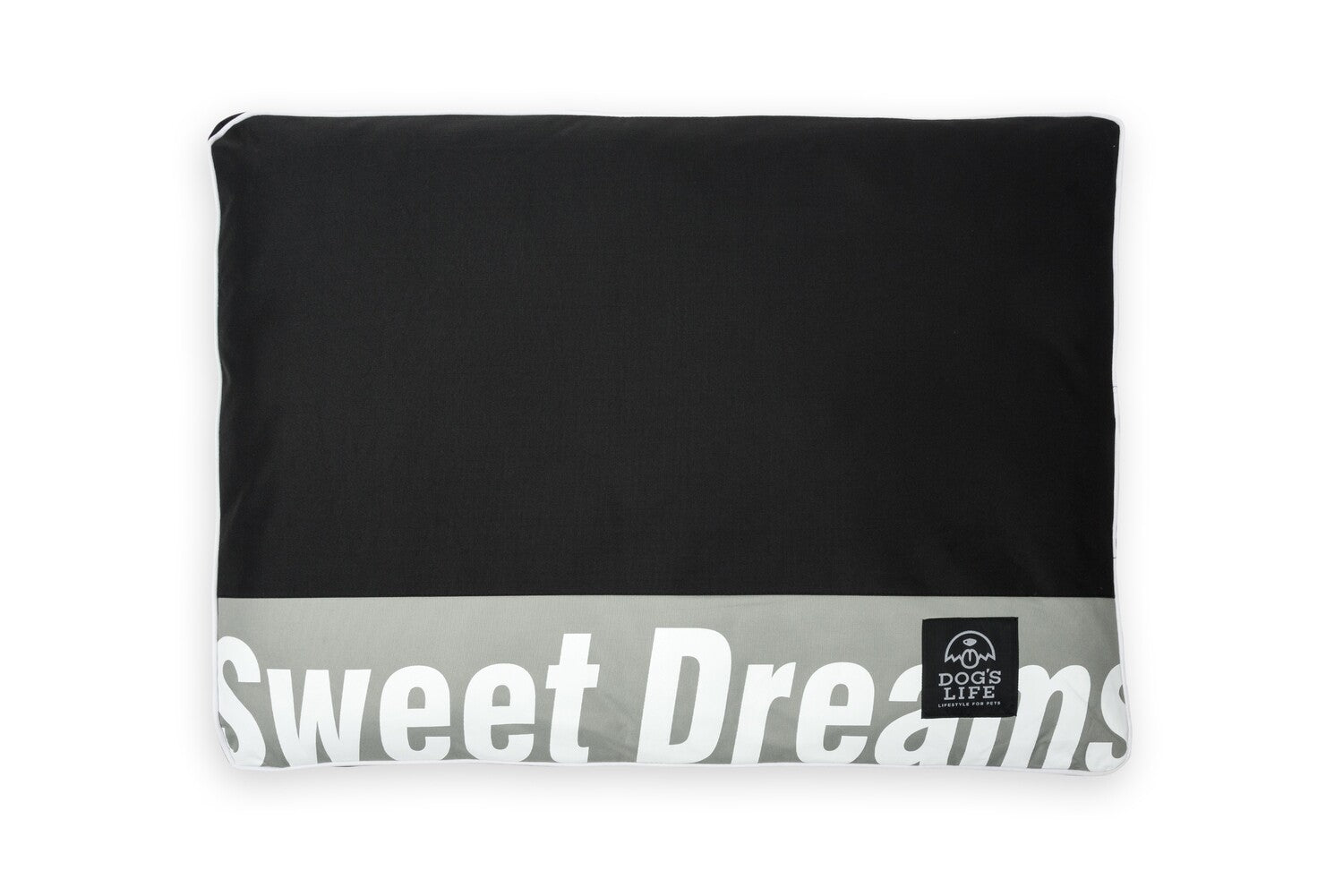 Dog's Life Sweet Dreams Cushion - Black