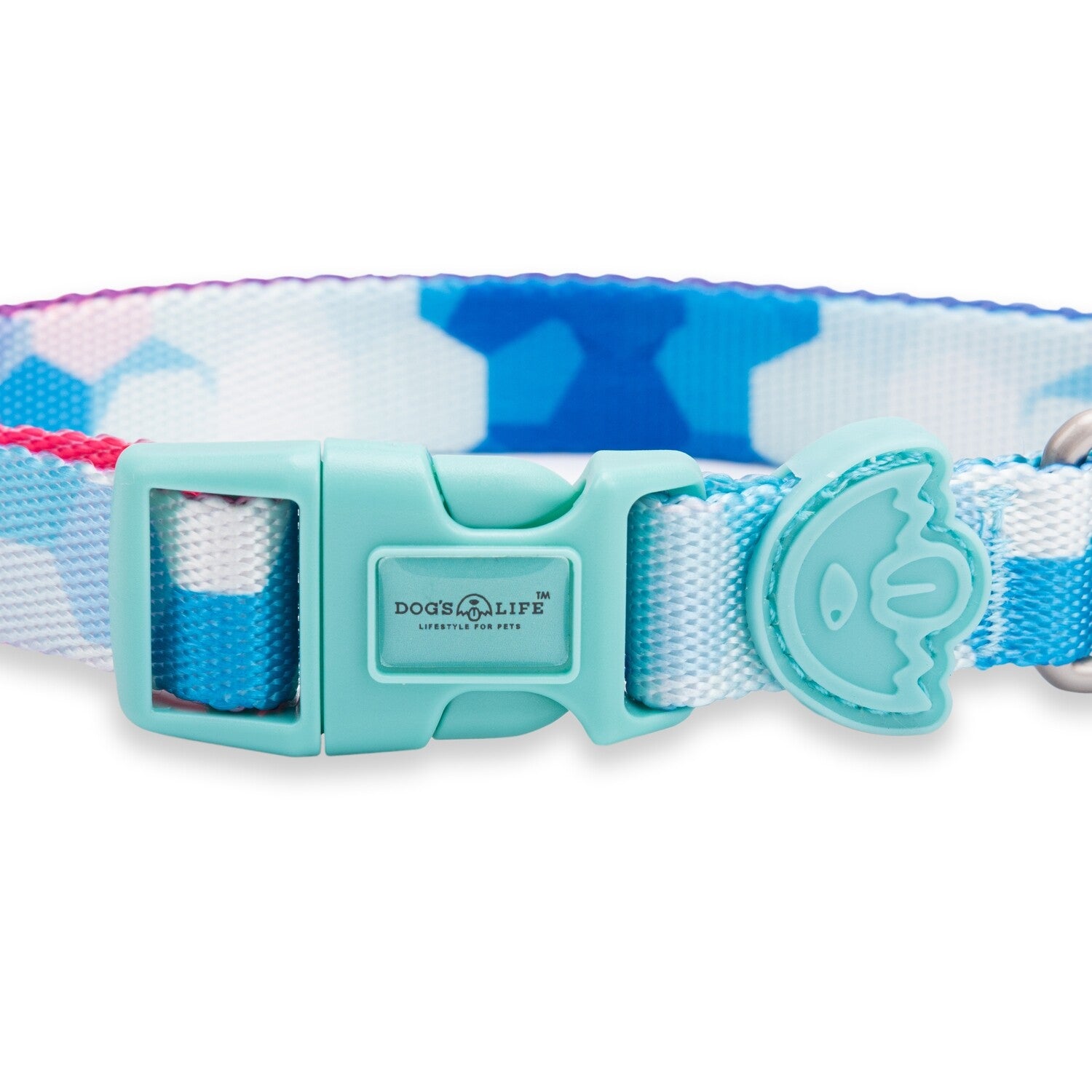 Dog's Life Collar Pooch - Hex Gradient