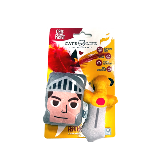 Cat Toy Fairytale Prince and Sword