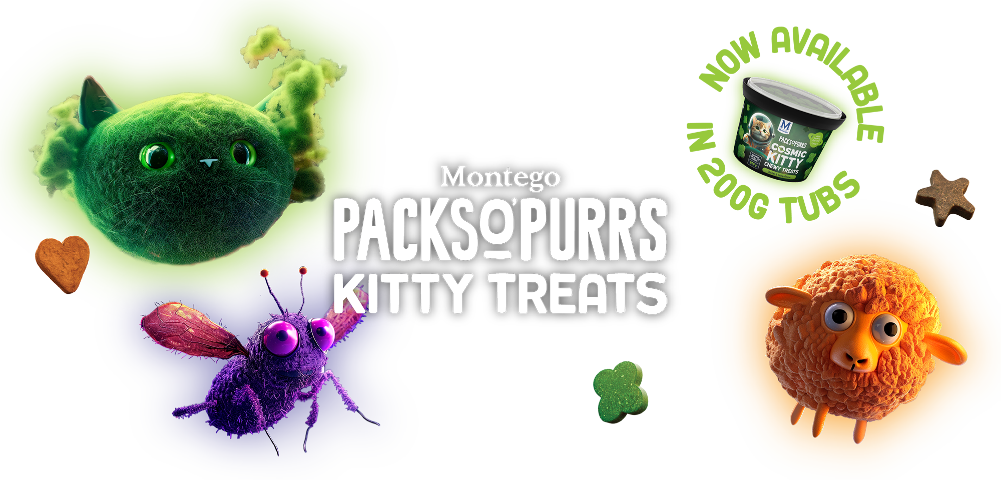 Montego Packs O Purrs Cat Treats