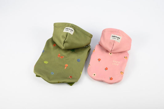 DLWN Nature Loving Pup Winter Hoodie