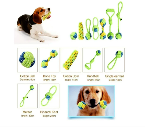 Dog  Rope Toy Combo Pack 7pc