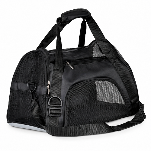 Dog Travel Carrier Bag Large Black