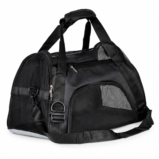 Dog Travel Carrier Bag Large Black