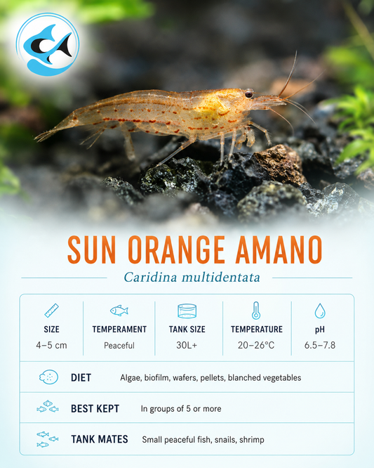 Shrimp-Sun Orange Amano