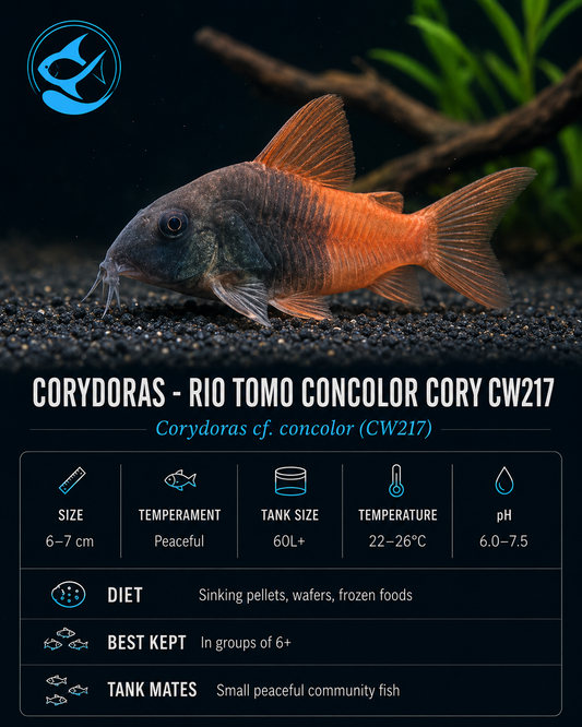 Corydororas- Rio Tomo Concolor Cory CW217