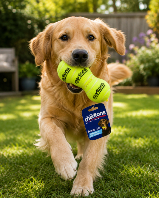 Marltons Squeaky Tennis Ball