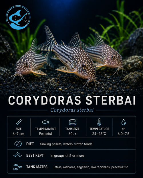 Corydoras-Sterbai(30-40mm)
