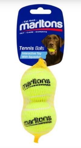Marltons Squeaky Tennis Ball