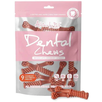 Altimate Toothbrush Cranberry Chews Medium 9's