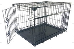 Optigro Wire Crate Double Door (Thicker Wire )