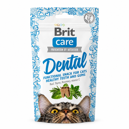 Brit Care Semi-Moist Dental Cat Snack 50g