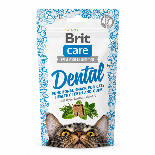 Brit Care Semi-Moist Dental Cat Snack 50g