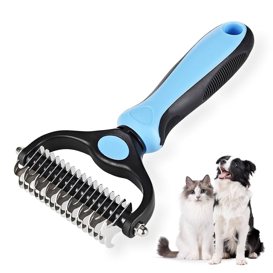 Double Sided Pet Dematting Comb for Dogs