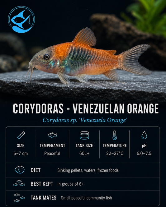 Corydoras-Venezuelan Orange