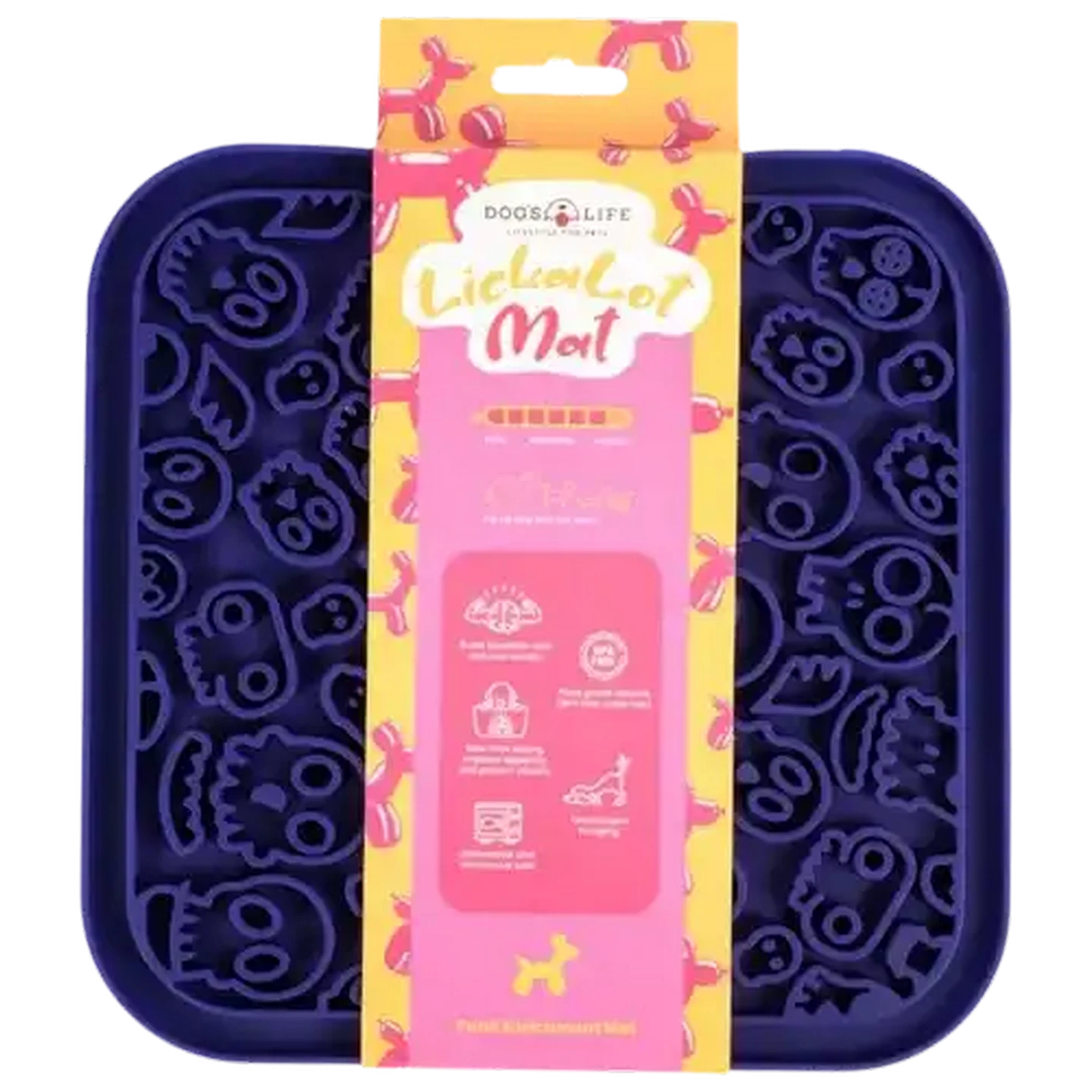 Lick-A-Lot Enrichment Mat - Cute Punk