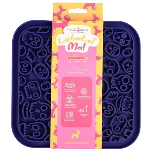 Lick-A-Lot Enrichment Mat - Cute Punk