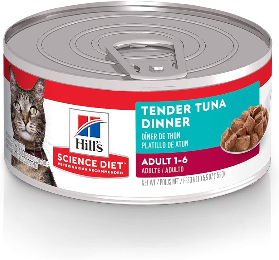 Hill’s Science Plan Adult Wet Cat Food Tuna and Carrot  Flavour