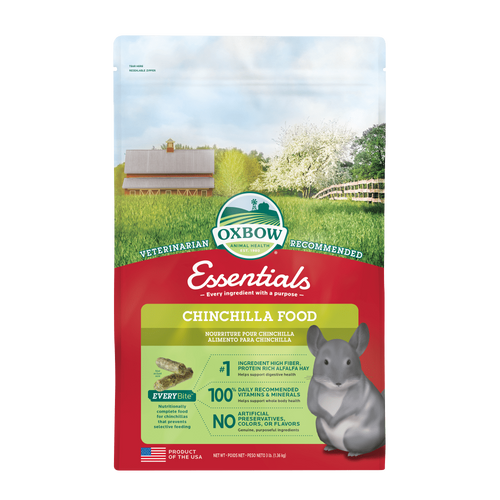 Oxbow Essentials Chinchilla Food - 1.36kg