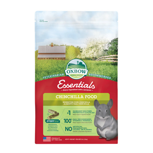 Oxbow Essentials Chinchilla Food - 1.36kg