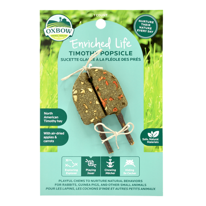 Oxbow Enriched Life Timothy Popsicle - 2pck