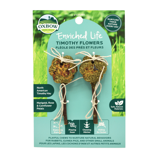 Oxbow Enriched Life Timothy Flowers - 2pck