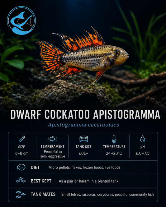 Apistogramma-Cockatoo (40-50mm)