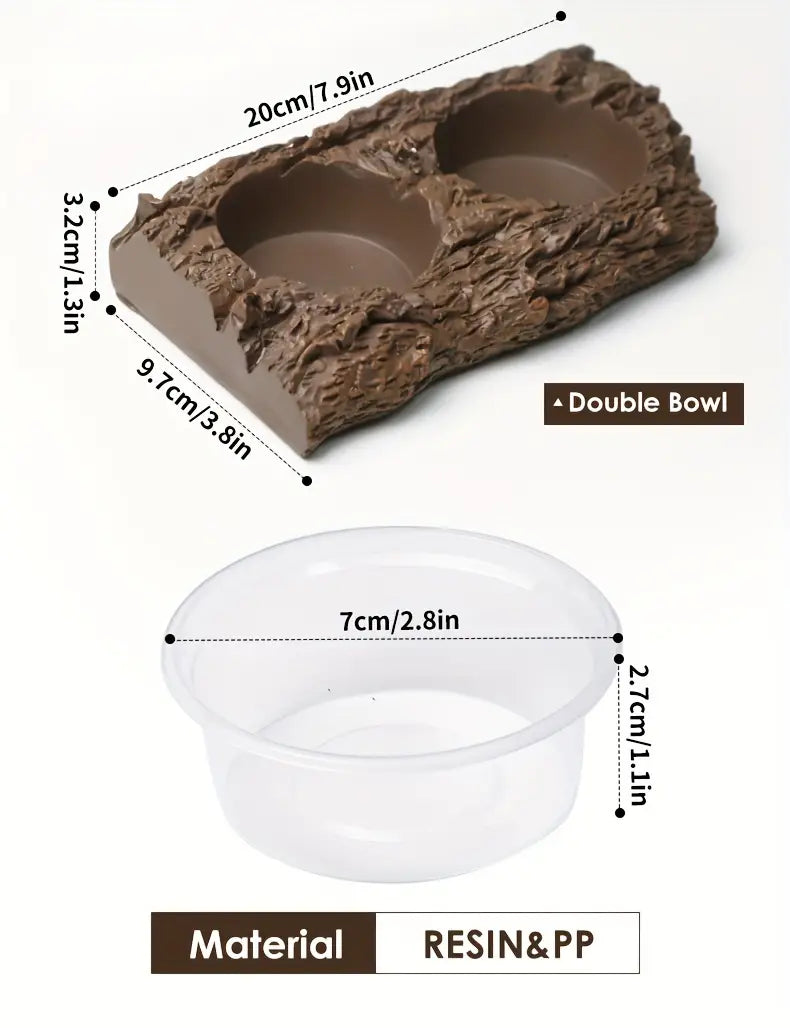 Nomoy Resin food/water double bowl
