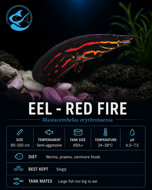 Eel-Red Fire (70-90mm)