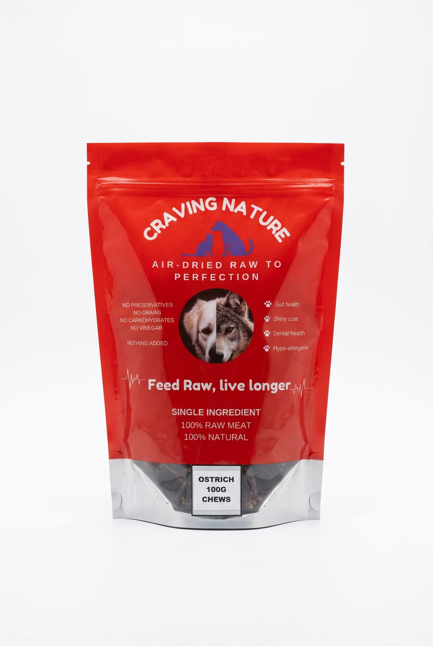 Ostrich Chews 100g