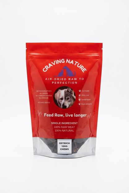Ostrich Chews 100g
