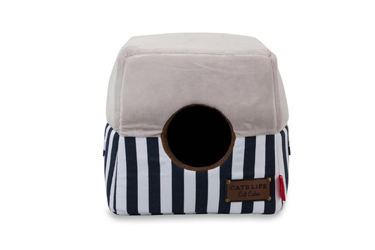 Cat's Life Cat Cube Stripe Navy