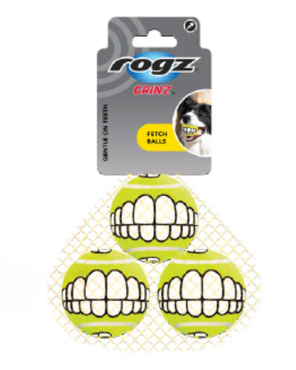 Rogz Grinz Multi Pack 3 Tennis Ball